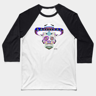 calavera cowboy, mariachi ecopop Baseball T-Shirt